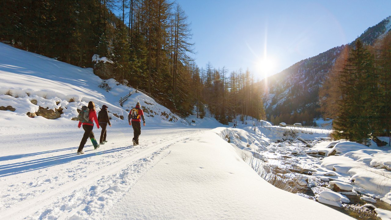 Escursioni nella neve in Val Martello - Val Venosta