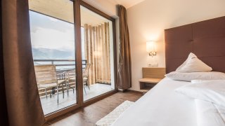 Suite con vista panoramica all'hotel Burgaunerhof